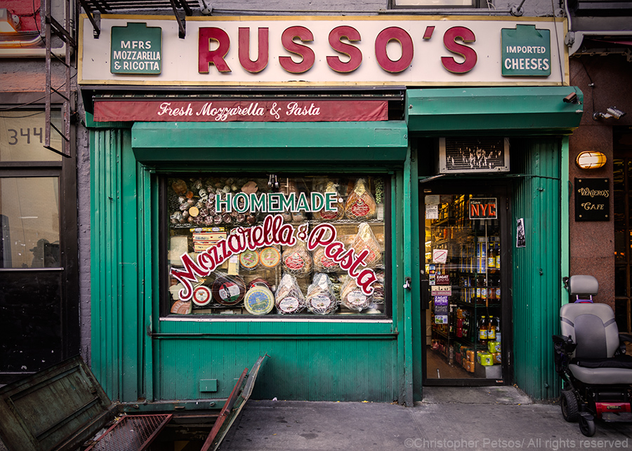 Russo's mozzarella abd pasta storefront